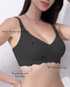 Women's Lace Seamless Push-Up Bra Wireless Soft Full Coverage Bra