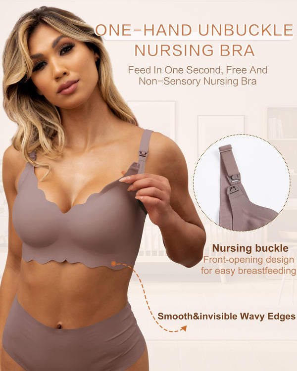 Wave Seamless Comfortable Maternity Nursing Bra