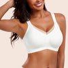 V-Neck Full Cup Seamless Mesh Everyday Bra