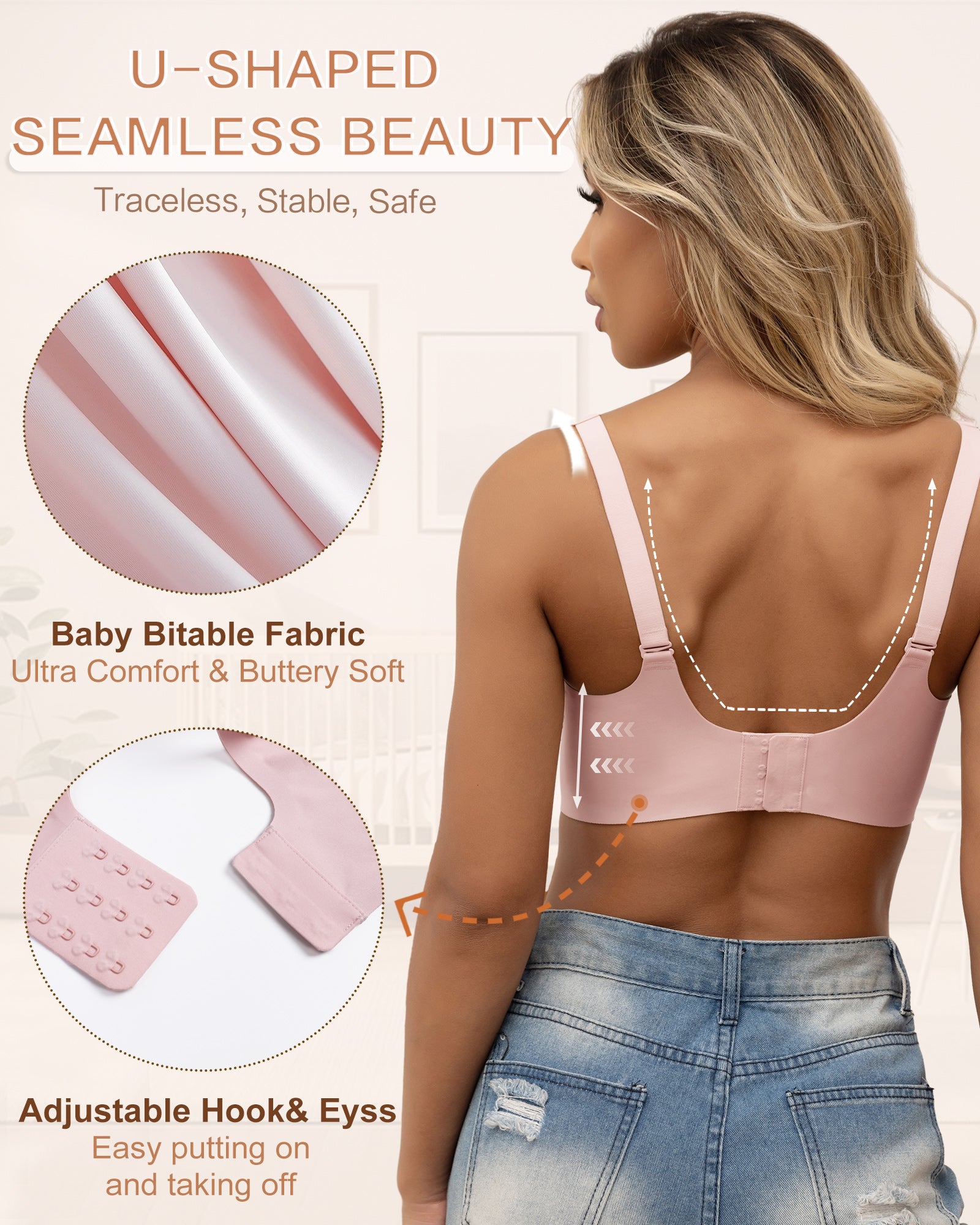 Wave Seamless Comfortable Maternity Nursing Bra