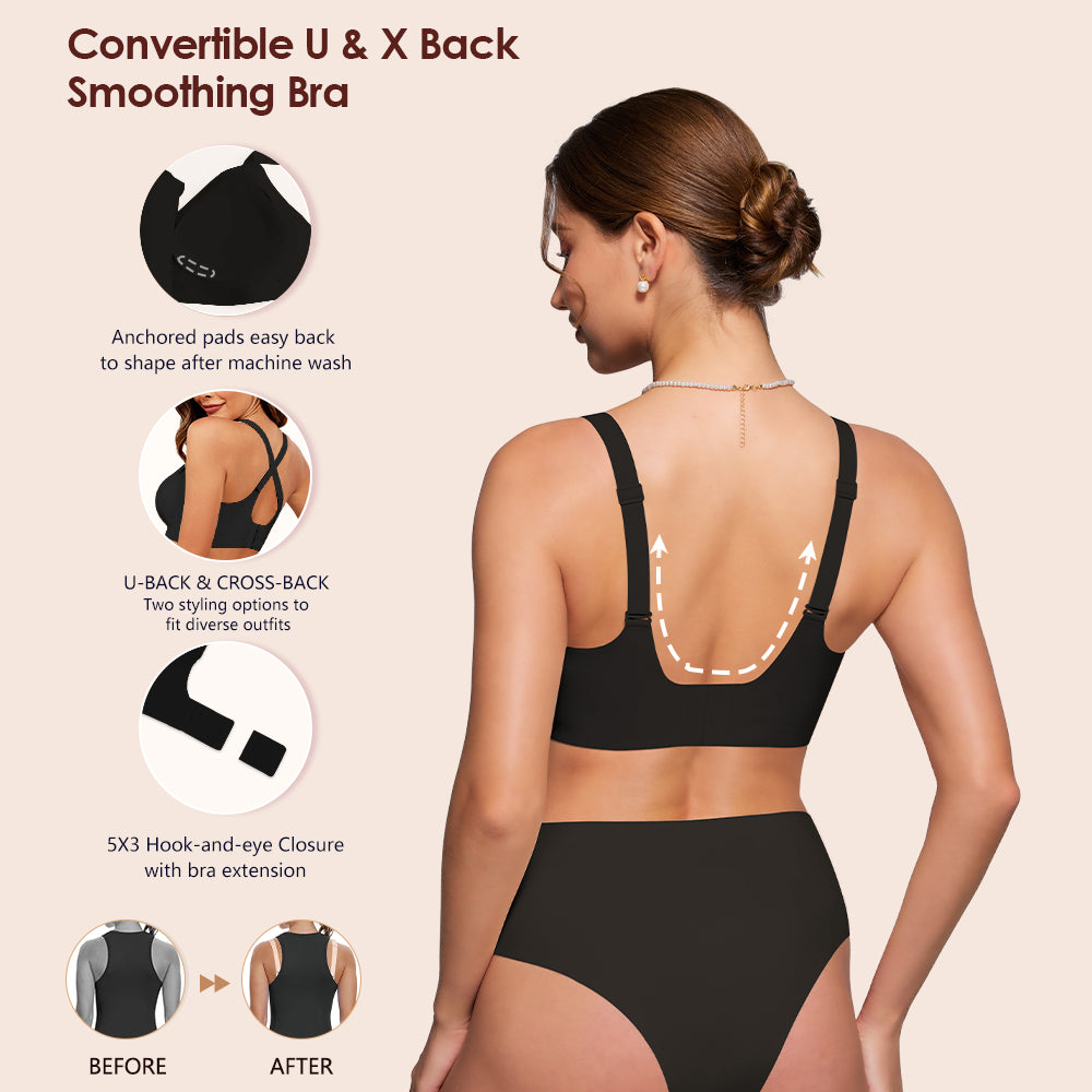 As Fairy Bras for Women Wireless Jelly No Underwire Full Coverage Seamless Comfortable Breathable Bra