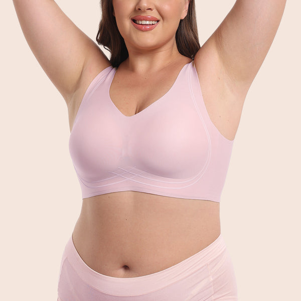 [PLUS SIZE] Seamless Full Coverage Padded Bras For Large Breasts