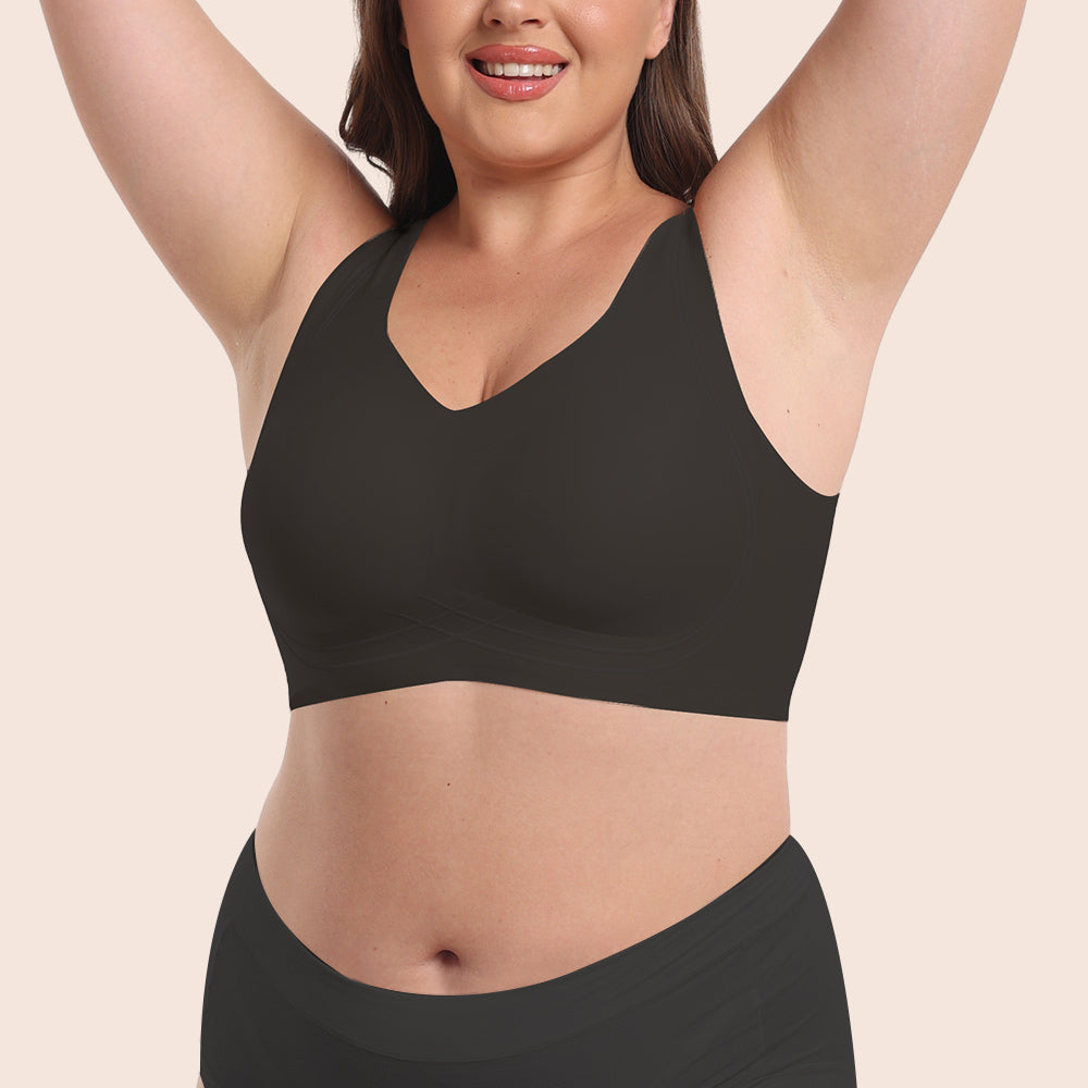 [PLUS SIZE] Seamless Full Coverage Padded Bras For Large Breasts