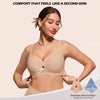 As Fairy Women's No Underwire Push Up Bra - Seamless Full Coverage Everyday Bra for Lift & Comfort