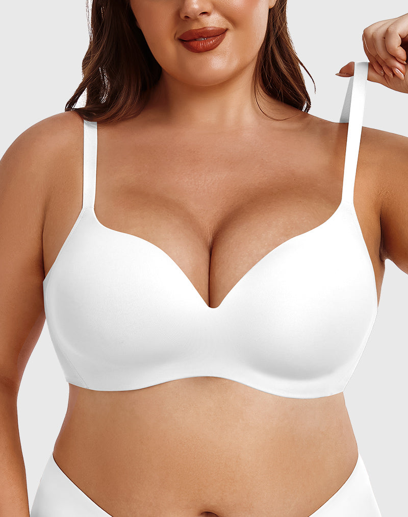 B-F Cup Seamless Push Up Bras