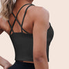 U-neck Crossover Back Sports Bra