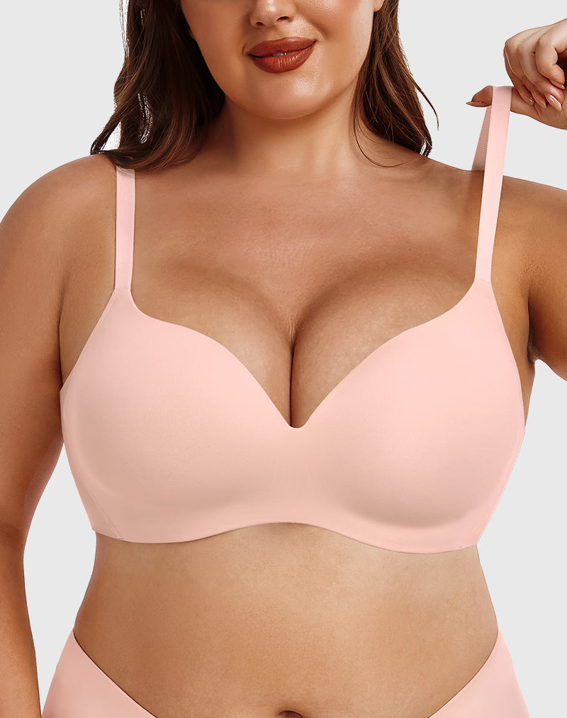 B-F Cup Seamless Push Up Bras