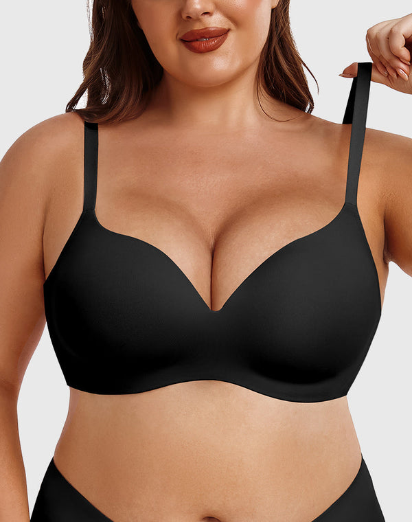 B-F Cup Seamless Push Up Bras