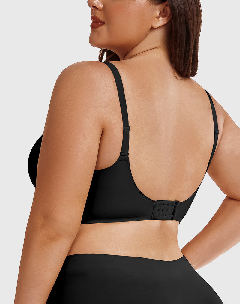 B-F Cup Seamless Push Up Bras