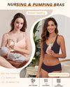 Nursing Bra Wireless Seamless Ultra Comfortable Pregnancy Sleep Bra