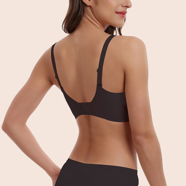 Deep V-Neck Wirefree Seamless Everyday Bra