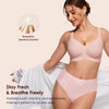 As Fairy Bras for Women Wireless Jelly No Underwire Full Coverage Seamless Comfortable Breathable Bra