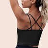 U-neck Crossover Back Sports Bra