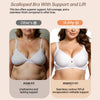 As Fairy Bras for Women Full Coverage Wireless Bra No Underwire Soft Support Comfortable Everyday Wear Seamless T-Shirt Bra