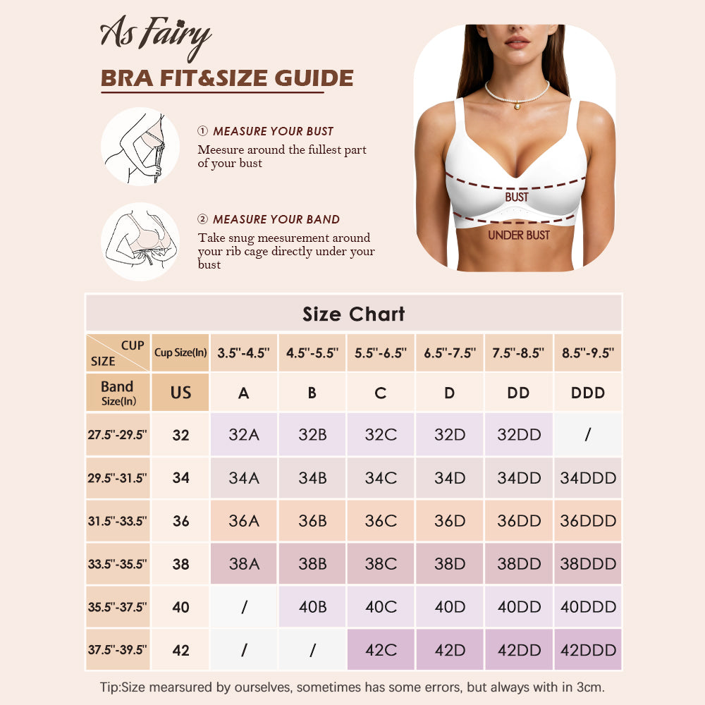 As Fairy Bras for Women Wireless Jelly No Underwire Full Coverage Seamless Comfortable Breathable Bra