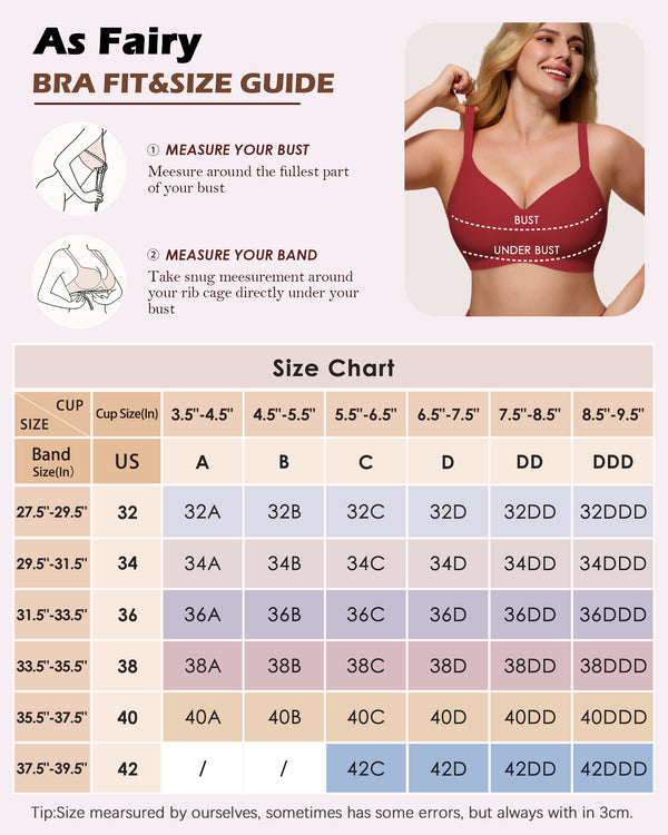 Womens Soft Comfortable No Underwire Bras V Neck Seamless Push Up Bralettes Full Coverage Tshirt Brassiere