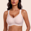 V-Neck Full Cup Seamless Mesh Everyday Bra