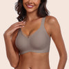 V-Neck Full Cup Seamless Mesh Everyday Bra