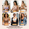 As Fairy Women's No Underwire Push Up Bra - Seamless Full Coverage Everyday Bra for Lift & Comfort