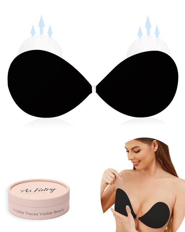 Nude Reusable Washable Strapless Invisible Backless Adhesive Bra