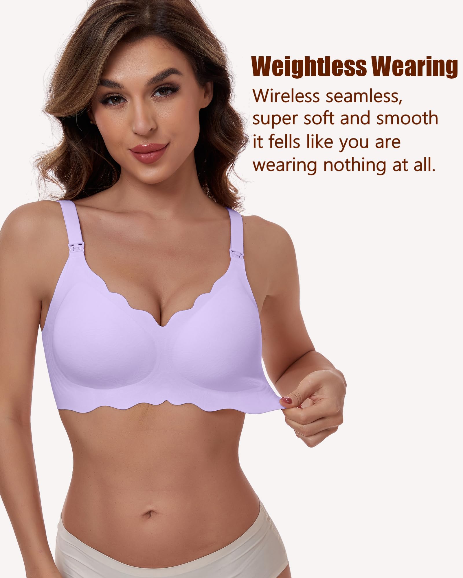 Seamless Wireless Maternity Bras