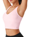 Sports Bras for Women Longline Padded Medium Support