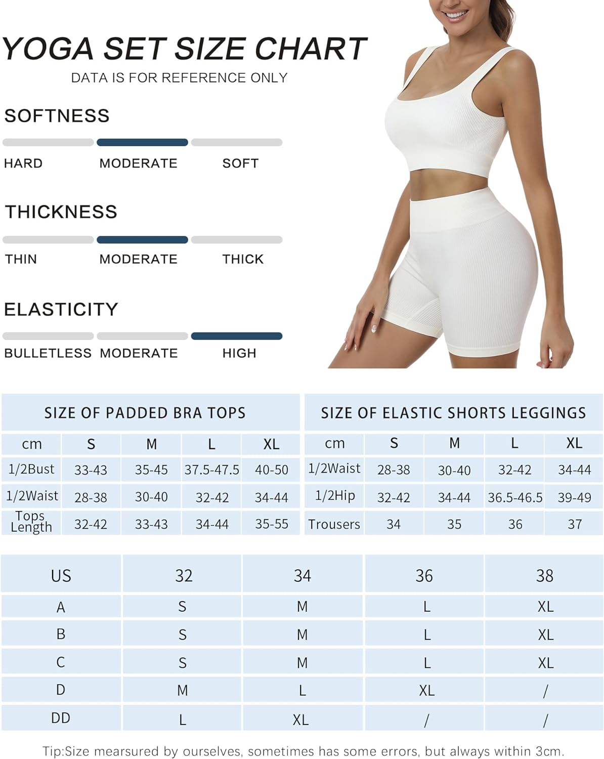 Yoga Outfits Seamless Ribbed Sports Bra Workout Sets