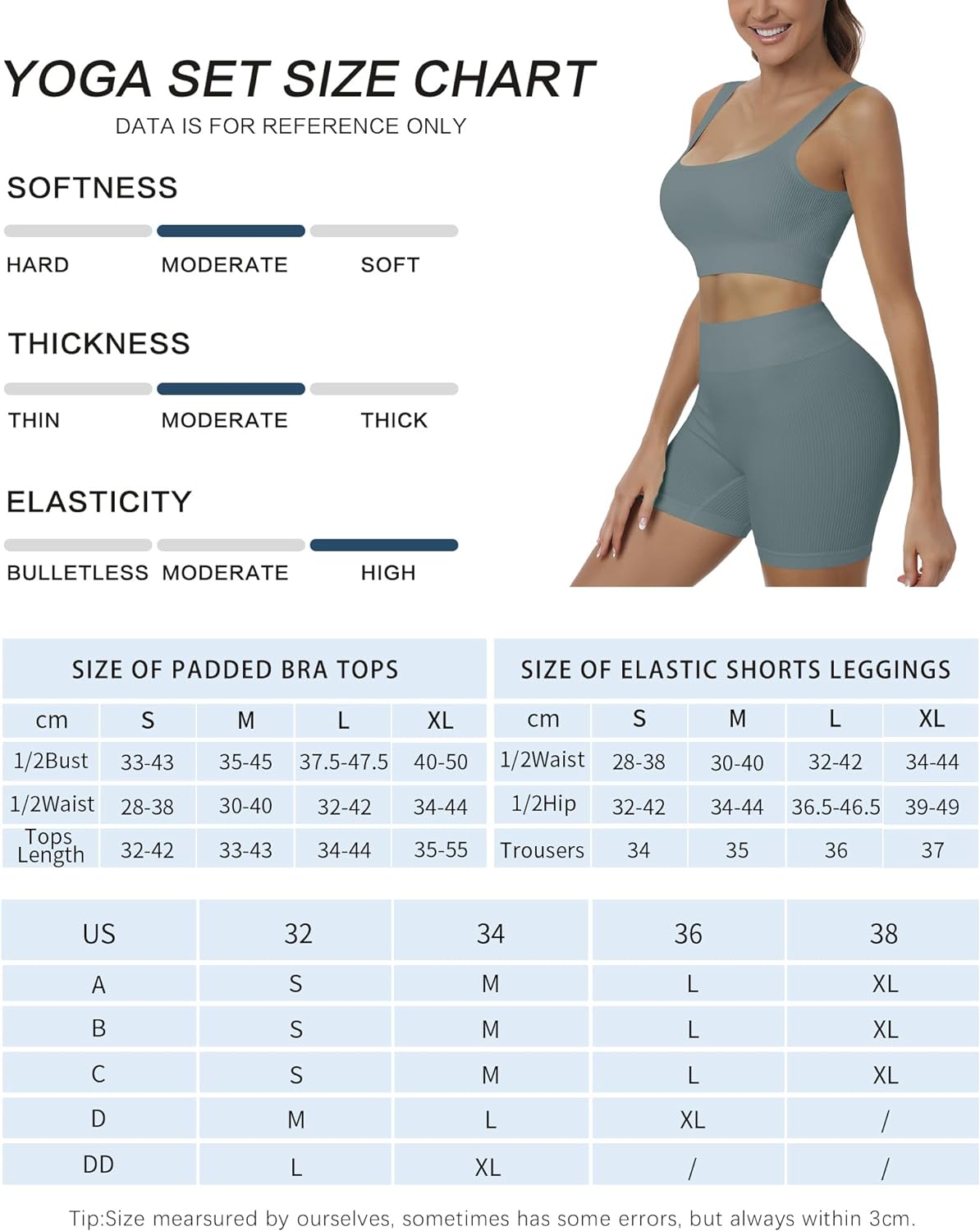 Yoga Outfits Seamless Ribbed Sports Bra Workout Sets