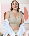 Women's Plus Size Wireless Bras V Neck