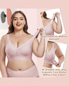 Women's Plus Size Wireless Bras V Neck