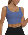 Womens Sports Bra Longline Padded Wirefree