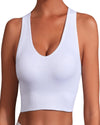 Wireless V Neck Sports Bras