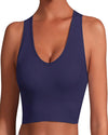 Wireless V Neck Sports Bras